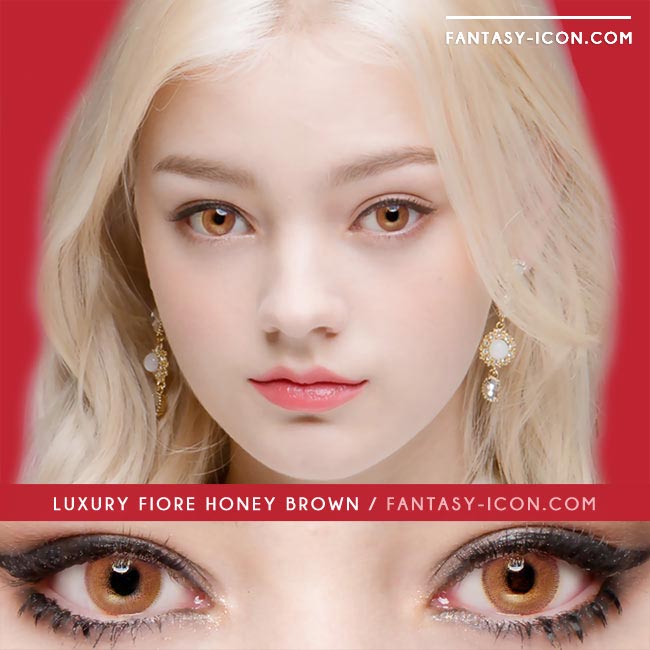 Innovision Luxury Honey Brown Contacts 1