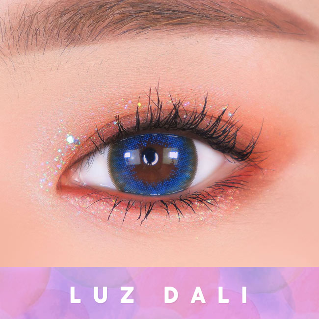 Luz Dali Extra Blue Contacts for Hperopyia | Aqua farsightedness Eyes Detail