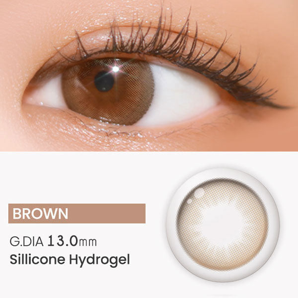 Marigold brown contacts 1day 10Lenses Silicone hydrogel