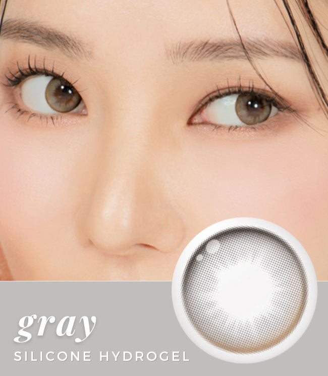 glam gray contacts 1day 10Lenses Silicone hydrogel