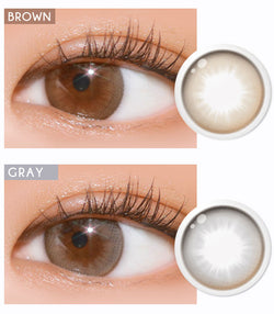 Marigold brown gray contacts 1day 10Lenses Silicone hydrogel (GLAM)