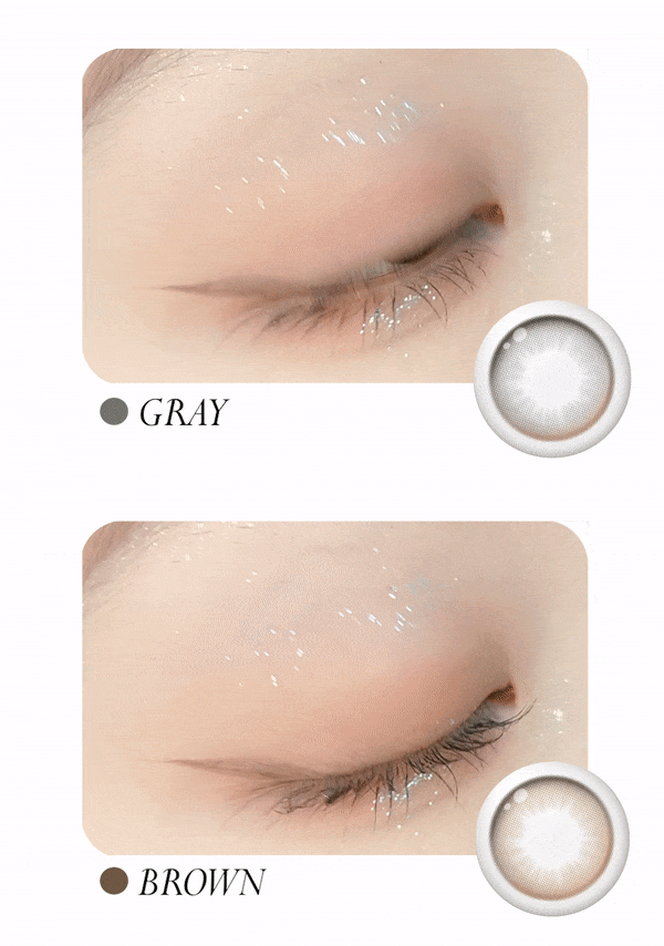 Marigold brown gray contacts 1day lens
