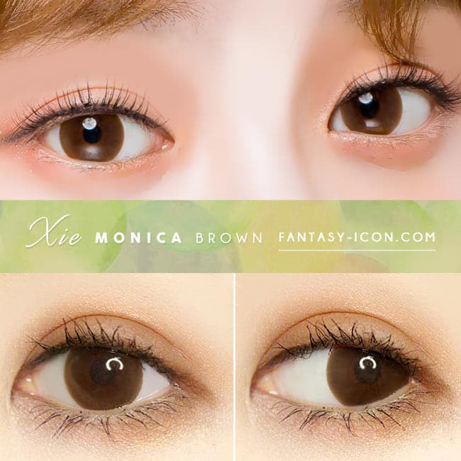 Xie Monica Brown Colored Contacts for Hperopyia