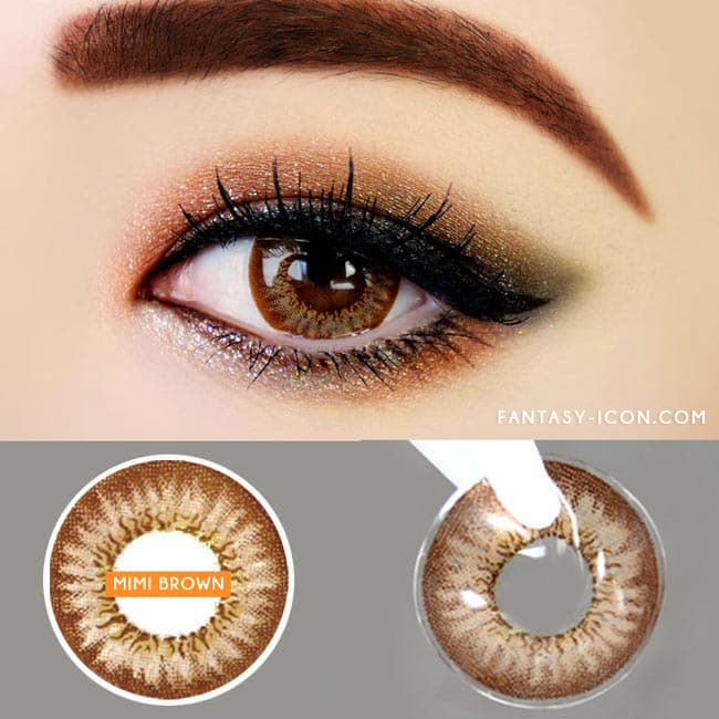 Colored Contacts Mimi Needstem Brown - Circle Lenses 2