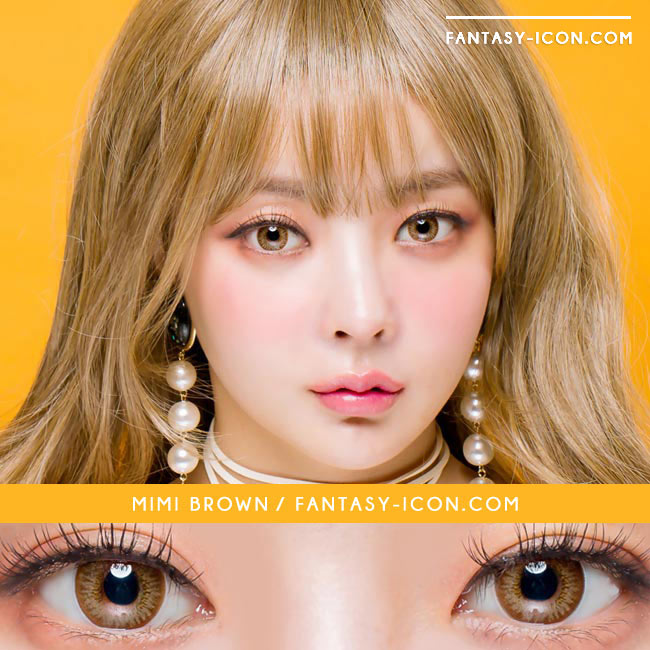 Colored Contacts Mimi Needstem Brown - Circle Lenses 3