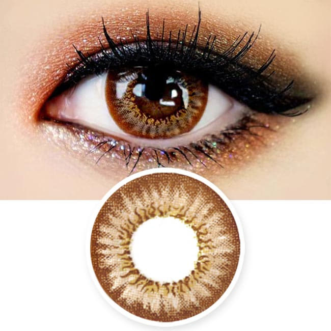 Colored contacts for Hyperopia Mimi Needstem Brown