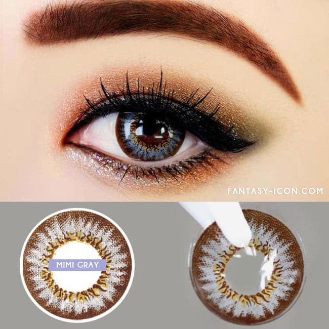 Colored contacts for Hyperopia Mimi Needstem Grey 2