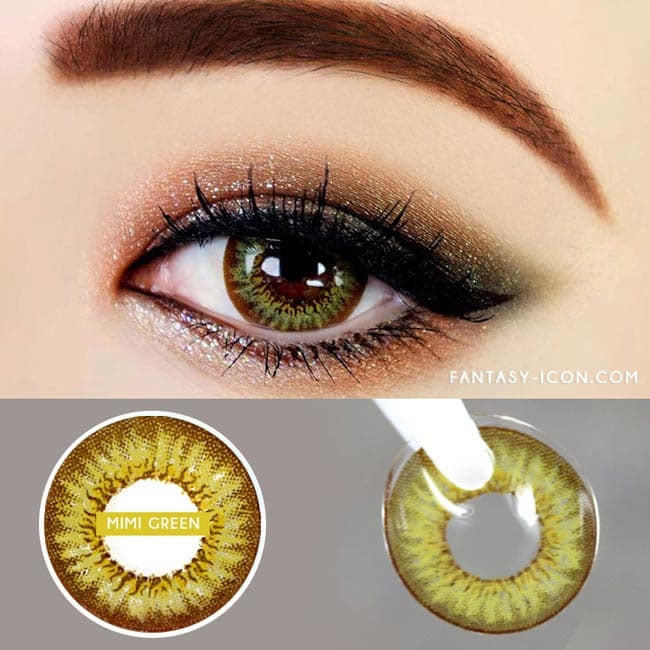 Colored contacts for Hyperopia Mimi Needstem Green 2