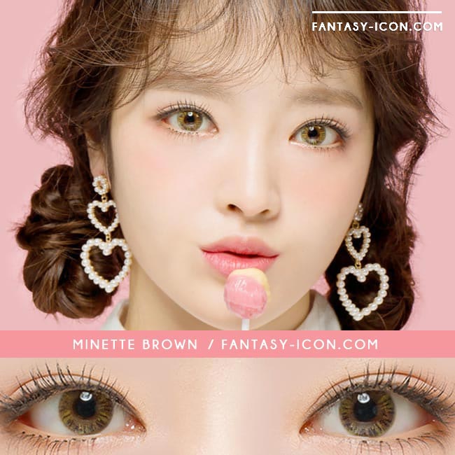 Colored Contacts Minette Brown - Circle Lenses 3