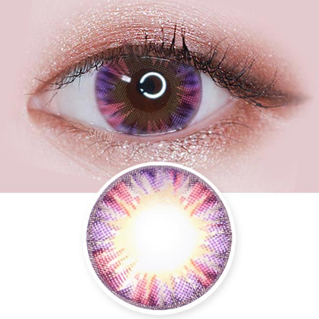  Colored Contacts Minette Purple Violet  - Circle Lenses