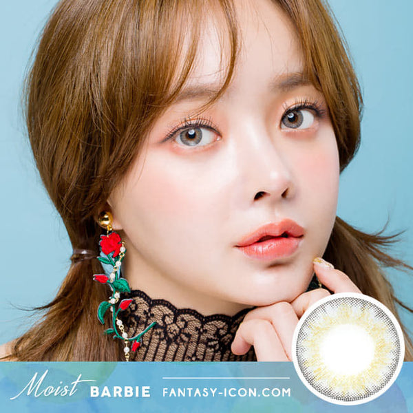 Colored Contacts For Astigmatism Moist Barbie 3 tone Grey Toric Lens model