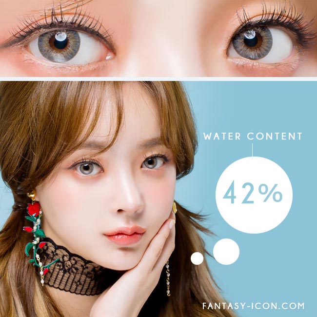 Moist Barbie 3 tone Grey Toric Lens - eyes