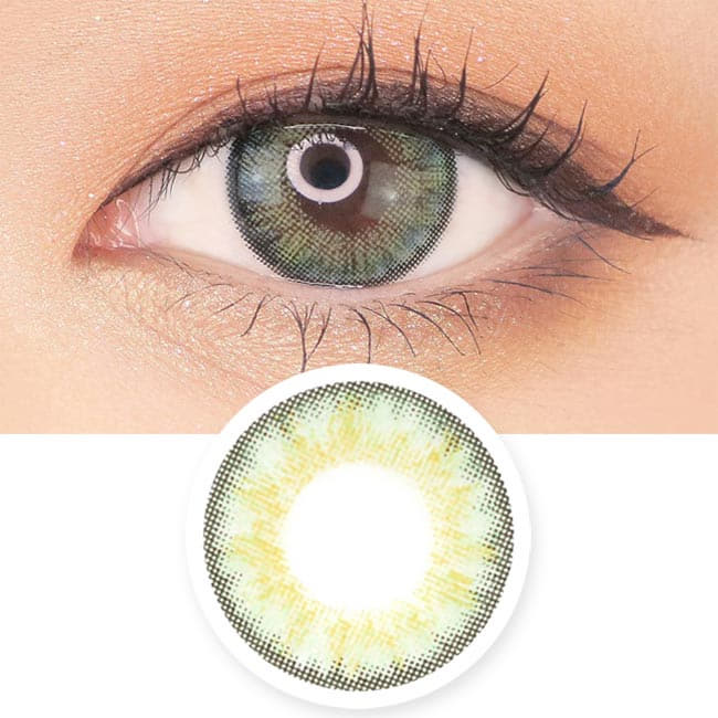 Lurrose 20pcs Gem Simulation Glasses Blue Contacts for Eyes Green