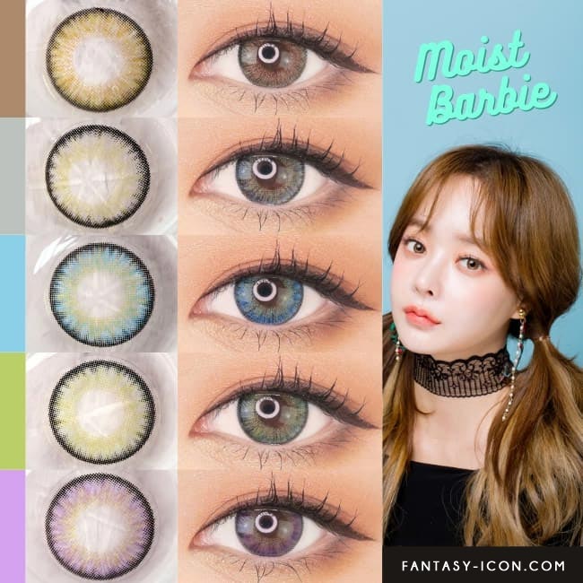 Toric Lens Colored Contacts For Astigmatism Moist Barbie 3 tone