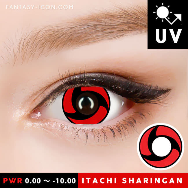 Naruto Itachi Sharingan Contacts Cosplay Lenses