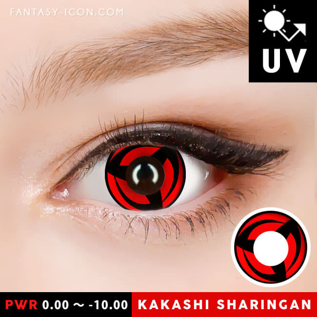 Naruto Kakashi Sharingan Contacts Cosplay Lenses
