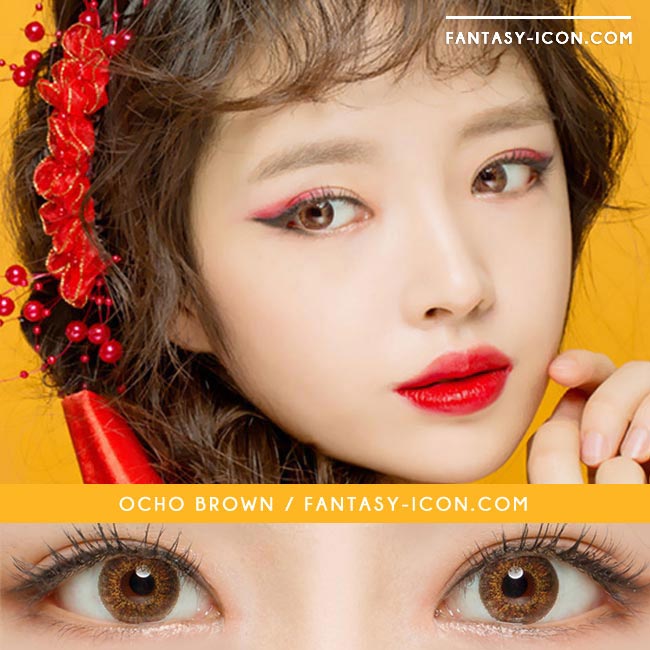 Colored Contacts Ocho Brown - Circle Lenses 3