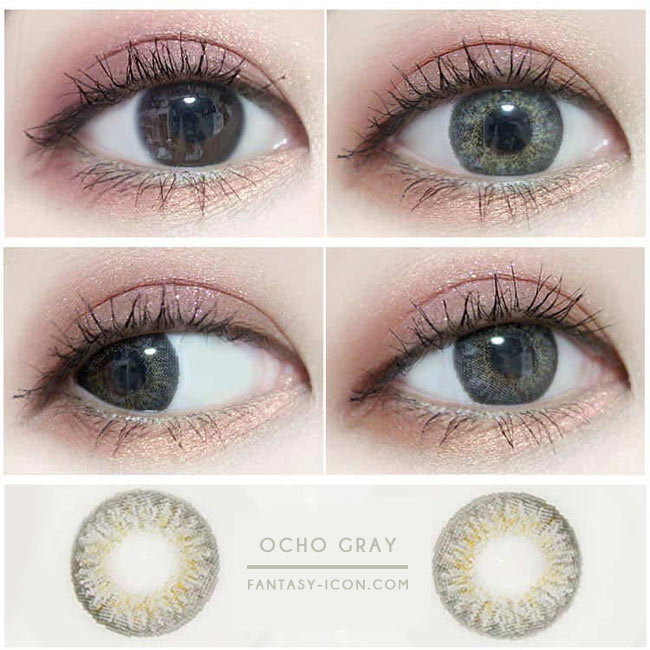 Colored Contacts Ocho Grey - Circle Lenses 2