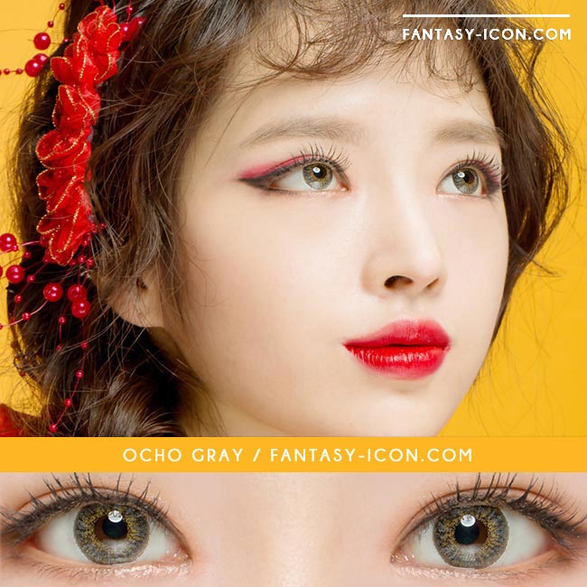Colored Contacts Ocho Grey - Circle Lenses 3