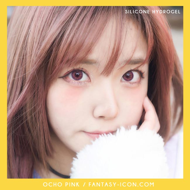 Colored Contacts Ocho Pink - Circle Lenses 5