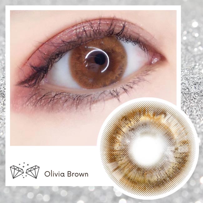 Olivia 7 tone Brown contacts Halloween Natural Lenses