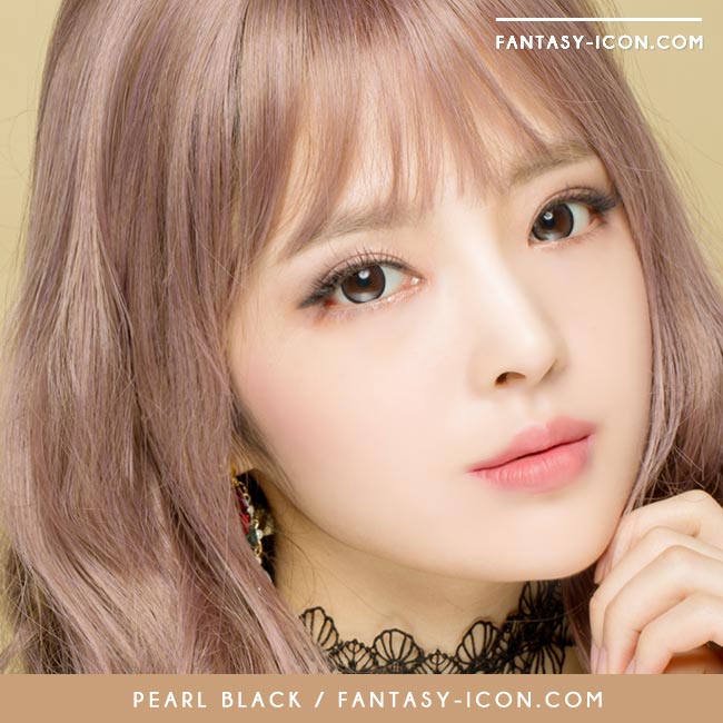 Colored contacts for Hyperopia Pearl Black 3