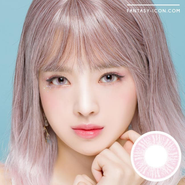  Pink Colored Contacts - Ruby Artric Model