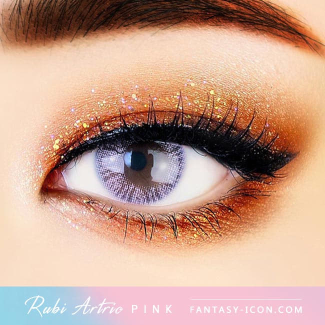 Pink Colored Contacts - Ruby Artric - Eyes