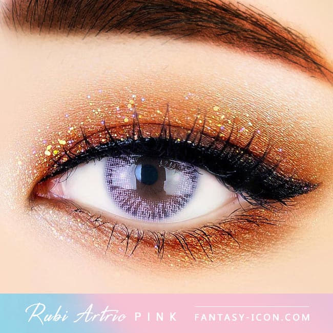 Pink Colored Contacts - Ruby Artric - Eyes 2