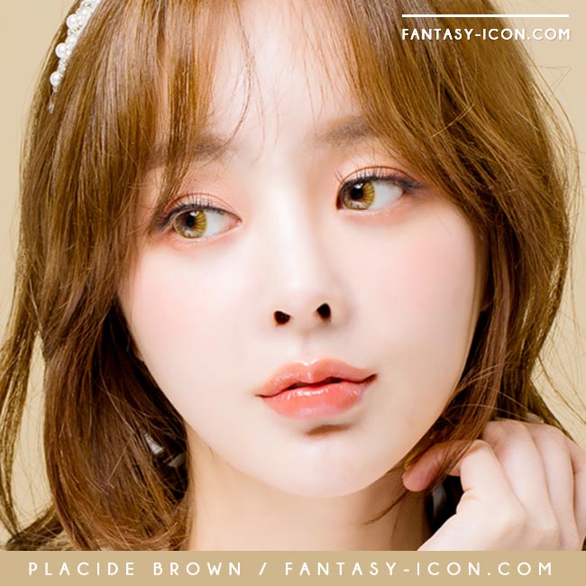 Colored Contacts Placide Brown - Circle Lenses 3