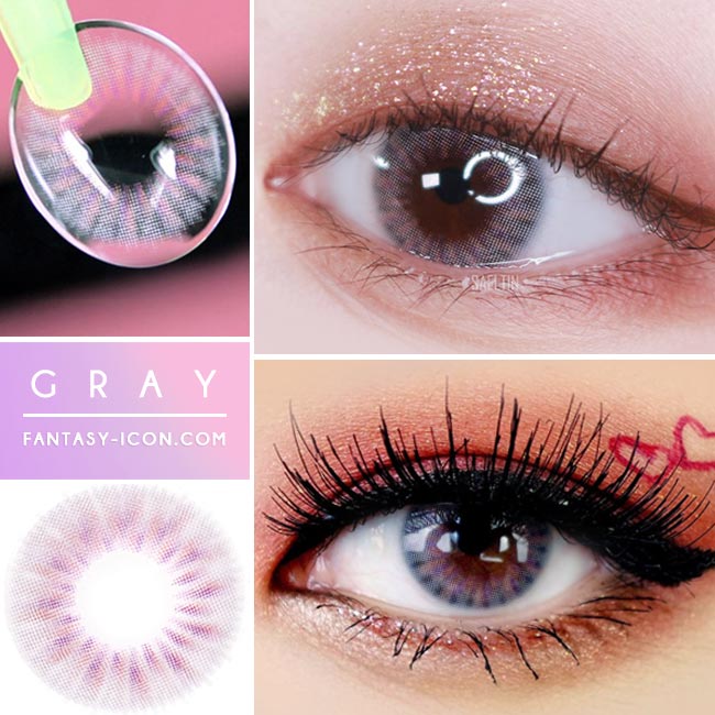 Colored Contacts Placide Grey - Circle Lenses 2