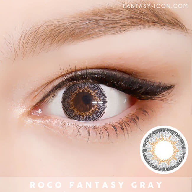 Natural Roco Fantasy Gray contacts