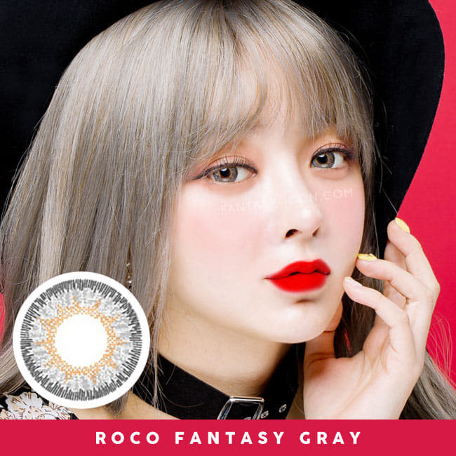 Roco Fantasy Gray contacts Natural Grey Lens