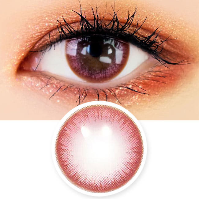 Colored Contacts Rose Jeje Pink - Circle Lenses