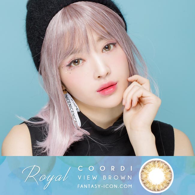 Brown Contacts - Royal Coordiview Model 2