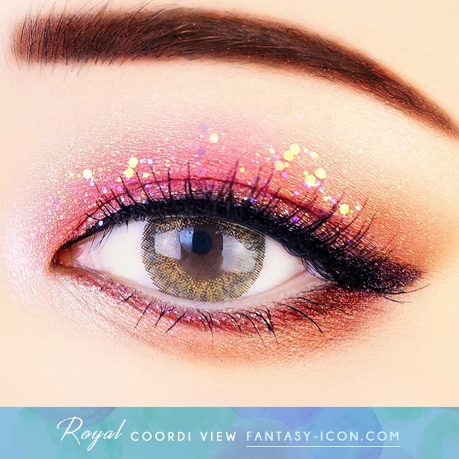 Brown Contacts - Royal Coordiview - Eyes 2