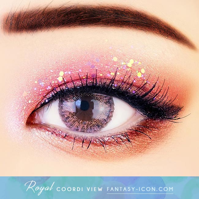 Pink Contacts - Royal Coordiview - Eyes Detail