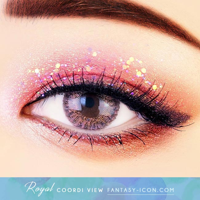 Pink Contacts - Royal Coordiview - Eyes 