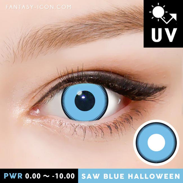 Saw Blue Contacts Halloween