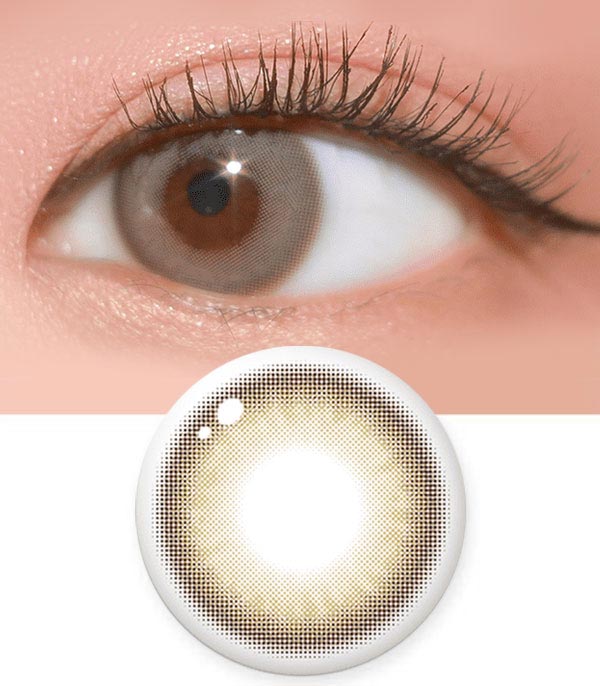 Silicone hydrogel Selene bono brown contacts