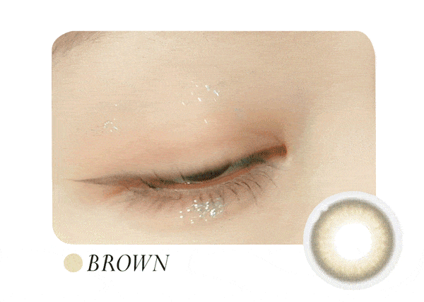 Silicone hydrogel Selene bono brown contacts gng