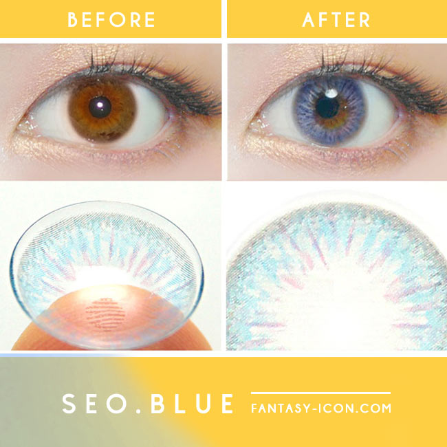  Colored Contacts Seo Blue - Circle Lenses 2