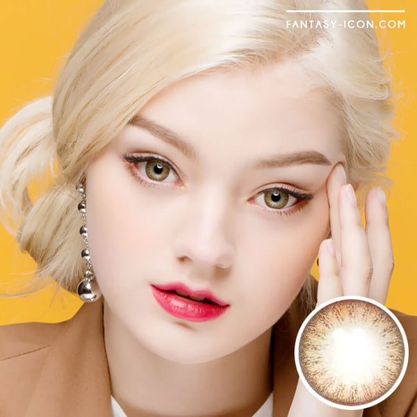  Colored Contacts Lucia Spark Brown - Circle Lenses 1