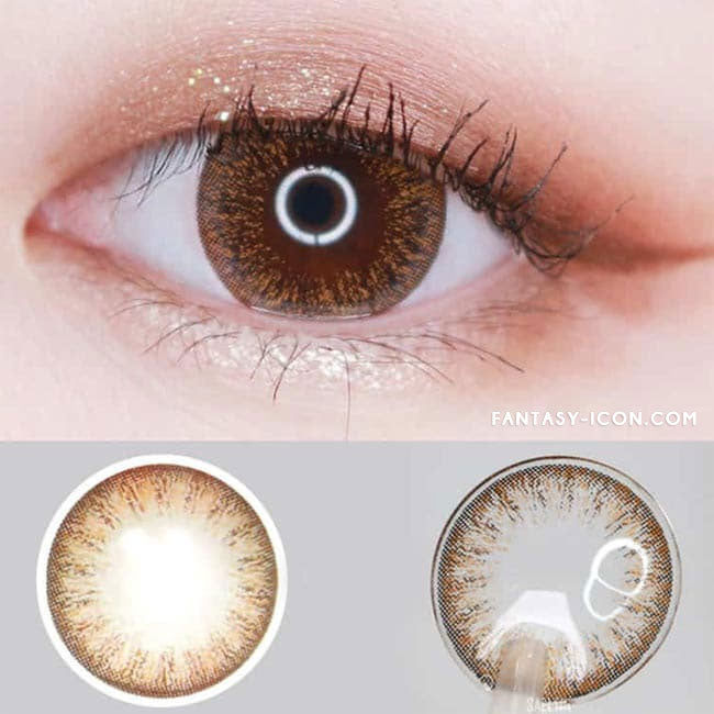  Toric Colored Contacts for Astigmatism - Lucia Spark Brown 2