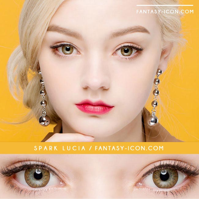  Toric Colored Contacts for Astigmatism - Lucia Spark Brown 5
