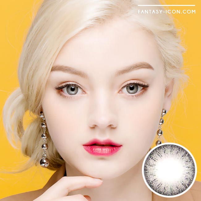 Colored Contacts Lucia Spark Grey - Circle Lenses 1