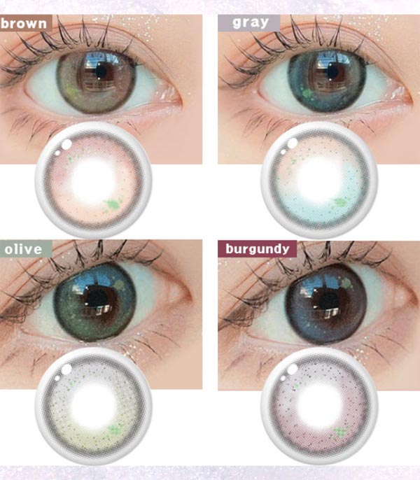 1DAY Silicone hydrogel Srarry color contacts