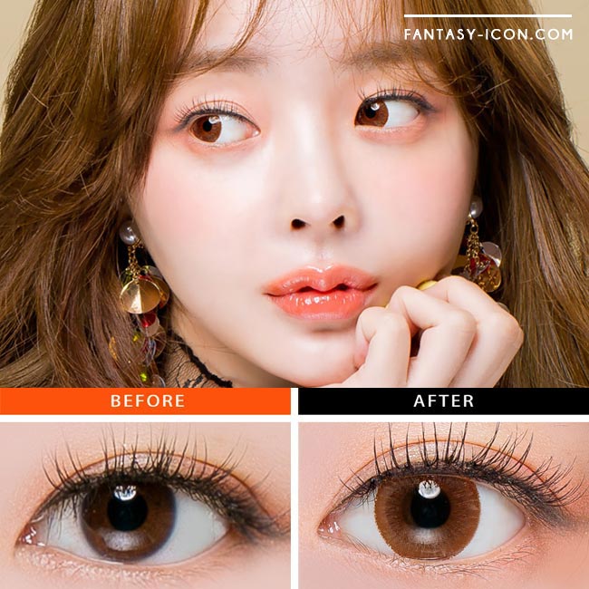 Colored Contacts Stella Brown - Circle Lenses 4