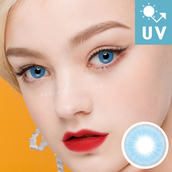 Blue Contacts Innovision Super Amor | UV Blocking Sapphire Blue Contact lens