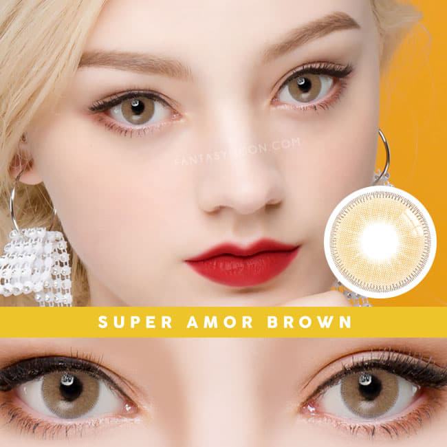 Super Amor Brown Contacts | UV Blocking Colored Contacts